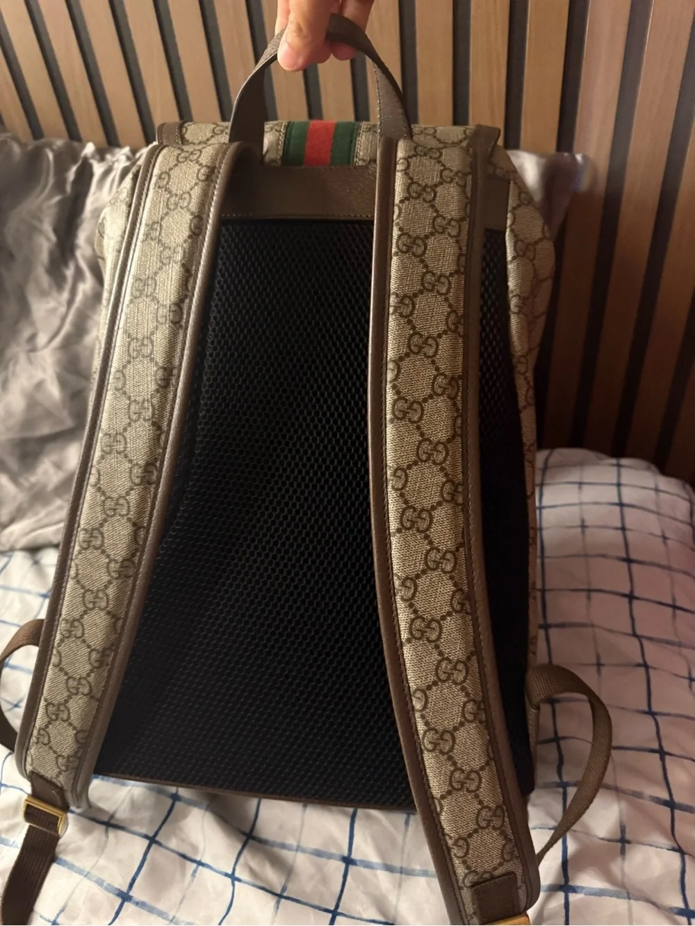 Gucci backpack beige
